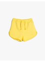 Koton Elastic Waist. Normal Yellow Girls' Shorts 3skg40058ak