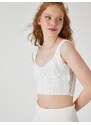 Koton Ruched Crop Top