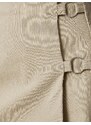 Koton Mini Short Skirt Viscose with Metal Ring Detail.