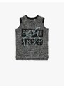 Koton Printed Singlets Crew Neck