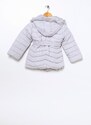 Koton Gray Girls' Coat 3wkg00003aw