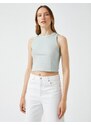 Koton Crop Undershirt Halter Neck