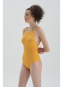 Dagi Žluté plavky s výstřihem kolem krku