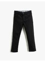 Koton 3skb40006tw Boys Canvas Pants Black