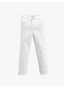 Koton Basic Jeans Trousers 5-Pocket Slim Fit Worn.