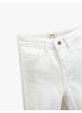 Koton Basic Jeans Trousers 5-Pocket Slim Fit Worn.