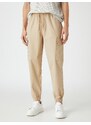 Koton Jogger Cargo Pants with Lace-Up Waist with Pocket Detail.