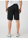 Koton Sports Shorts Slogan Printed, Pockets, Laced Waist, Breathable Fabric.