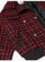 Koton Pocket Stony Knoflíky Bomber Tweed Jacket