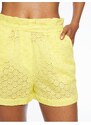 Koton Embroidered Shorts with Elastic Waist.