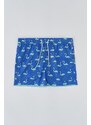 Dagi Sax Micro Short Flamingo Patterned Marine Shorts