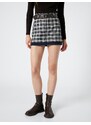 Koton Plaid Mini Skirt with Belt