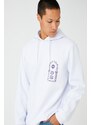 Koton Basic Hooded Sweatshirt with Asian Print Long Sleeved