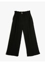 Koton Wide Leg Trousers. Elastic Waist.