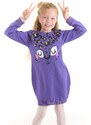 mshb&g Mushi Lilac Leopard Girl's Balloon Dress