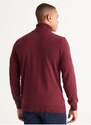 Altinyildiz Classics Full Turtleneck Men's Standard Claret Red Sweater 4A4924100058