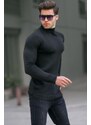Madmext Black Turtleneck Men's Knitwear Sweater 6857