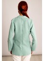 armonika Women's Mint Single Button Jacket