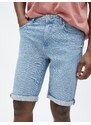 Koton Bermuda Denim Shorts Layered Leg Detail Pocket Cotton.