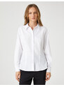 Dámské tričko Koton 3SAK60012UW/White