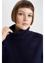 DEFACTO Relax Fit Turtleneck Pullover