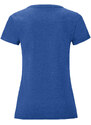 Blue Iconic women's t-shirt in combed cotton Fruit of the Loom