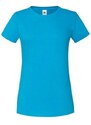 Blue Iconic women's t-shirt in combed cotton Fruit of the Loom