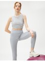 Koton Window Detailed Sports Bra, Tight Fit