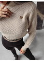 Beige turtleneck EMMIE 2023 OLAVOGA