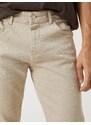 Koton Basic Woven Trousers with Button Detail, 5 Pockets