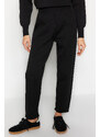 Trendyol Black Sweater-Pants Knitwear Top-Bottom Set