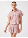 Koton Checkered Short Sleeve Shirt