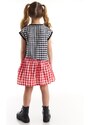 mshb&g Power Woven Gingham Girl Red Black Dress