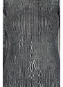 Trendyol Gray Mini Foil Printed Knitwear Dress