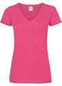 V-neck Women's Pink Valueweight Fruit of the Loom