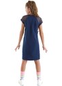 mshb&g Known Cat Girl Navy Blue Dress