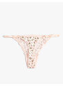 Koton Floral Printed Cotton Thong Panties