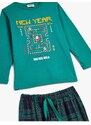 Koton Family Combination - Pajamas Set Christmas Themed 2 Pieces Cotton