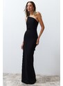 Trendyol Black Accessory Long Evening Dress
