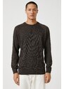 Koton Men's Brown Sweater