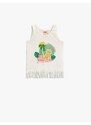 Koton Embroidered Animal Figure Tasseled Singlet Cotton Cotton