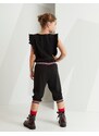 mshb&g Stylish Girl's Black Jumpsuit