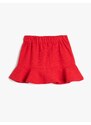 Koton 3skg70039aw Girl's Skirt Red