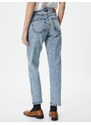 Koton High Waist Denim Trousers Skinny Straight Leg Elastic - Eve Slim Jean