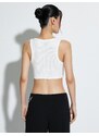 Koton Wide Strap U Neck Ribbed Crop Undershirt