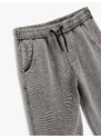 Koton Jogger Sweatpants Washed Elastic Waist Pocket Cotton