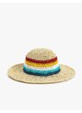 Koton Straw Hat Multicolored Striped