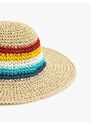 Koton Straw Hat Multicolored Striped