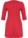 Trendyol Curve Red Woven Dress