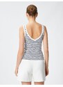 Koton Knitwear Undershirt V Neck Knit Strapless